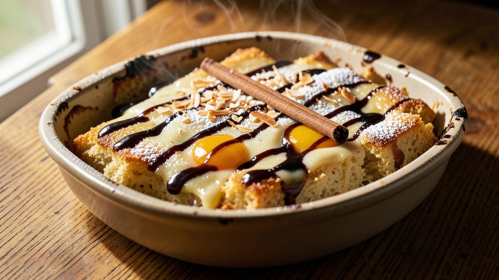Authentic Puerto Rican Bread Pudding Recipe: Rum-Infused Warmth With Cinnamon-Spiced Crust