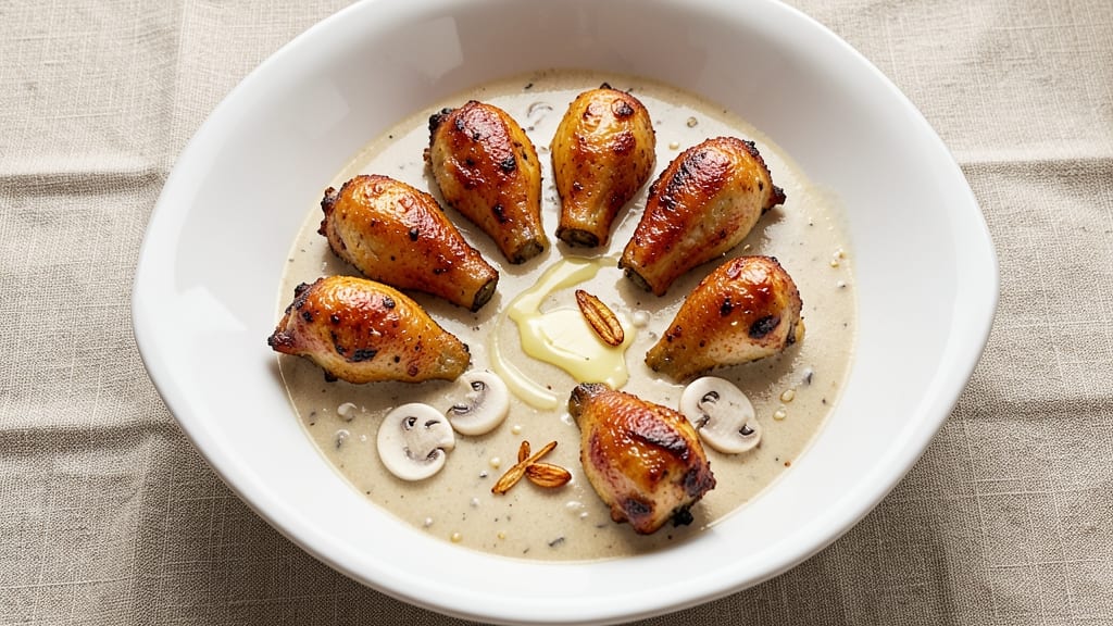 Baked Chicken Drumsticks with Cream of Mushroom Soup Recipe: One-Pot Creamy Crispy Magic