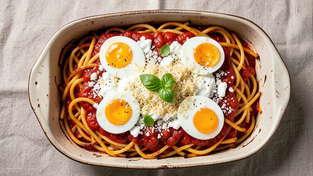Baked Spagetti Recipe: Cheesy Pull-Apart Magic in One Pan