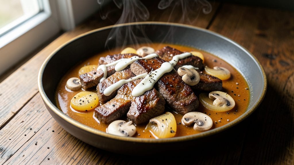 Ball Canning Beef Stroganoff Recipe: Creamy Sour Cream Mushroom Magic