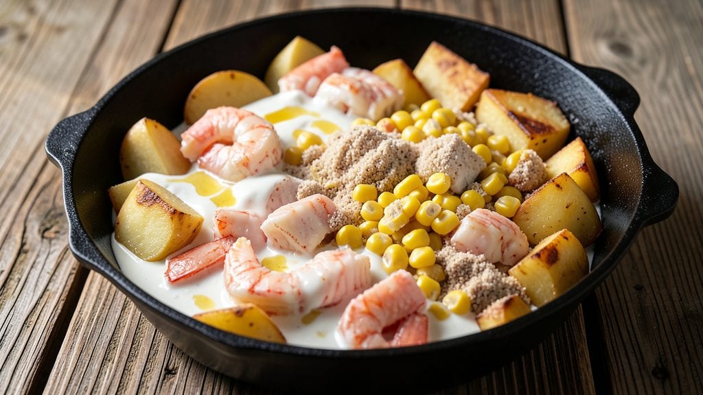 Bar Harbor Lobster Bake Copycat Recipe: One-Pot Creaminess With Buttery Cornmeal Crust