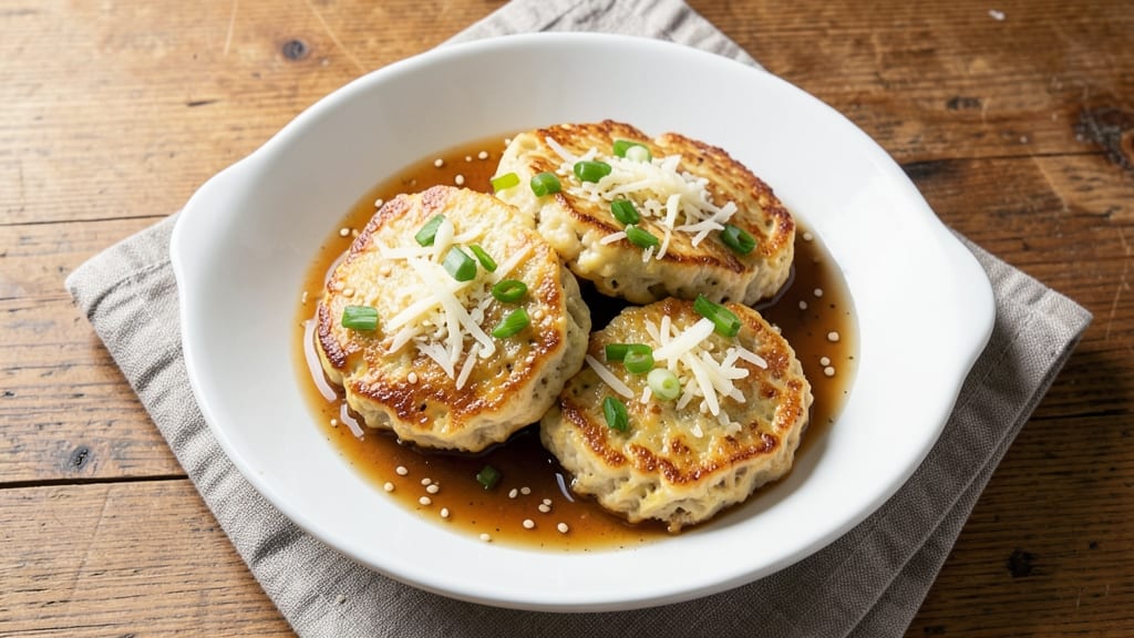 Basic Egg Foo Young Recipe: Crispy Cornstarch Crust With Silky Scallion Filling