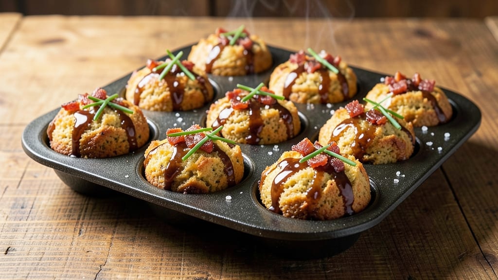 BBQ Cornbread Muffins Recipe: Smoky-Sweet Bites with Crunchy Cornmeal Crowns
