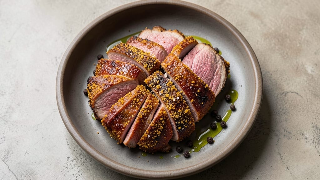 Betty Crocker's Roast Recipe: Juicy Center and Crispy Cornmeal Crust Magic