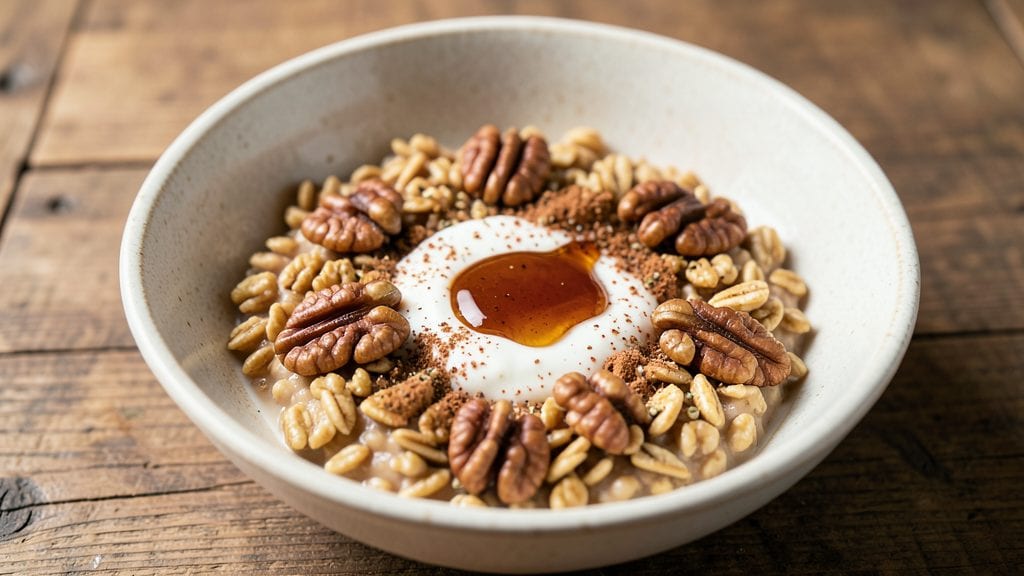 Bob's Red Mill Oatmeal Recipe: Spiced Warmth With Protein-Packed Toppings