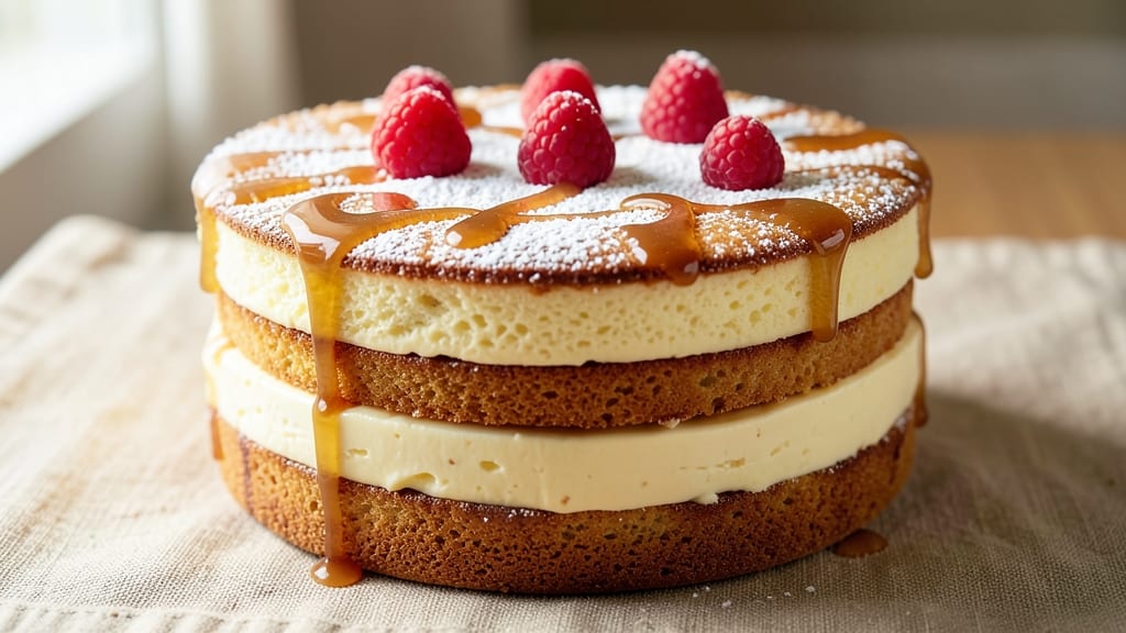 Cake With Cheesecake Layers Recipe: Two-In-One Decadence Without the Wait