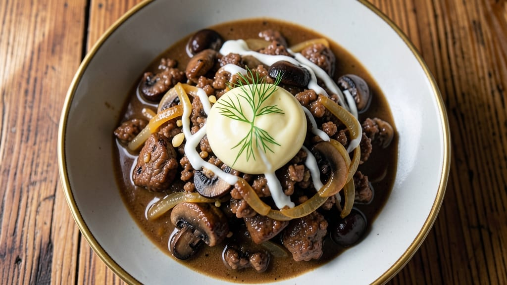 Campbell's Soup Ground Beef Stroganoff Recipe: Creamy Mushroom Sauce with Tender Beef