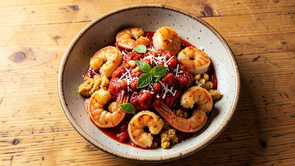 Carrabba's Shrimp Diavolo Recipe: Spicy Tomato-Garlic Shrimp With Crispy Breadcrumbs