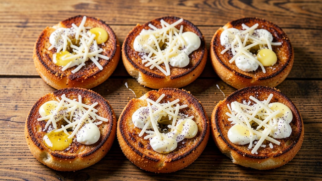 Cheese Bagel Recipe: Crispy Cornmeal Crunch with Melty Centers