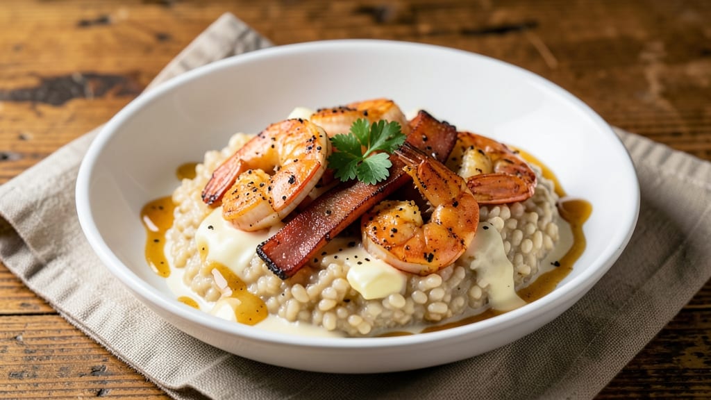 Chef John Besh's Shrimp and Grits Recipe: Smoky Andouille Crust With Creamy Cajun Infusion
