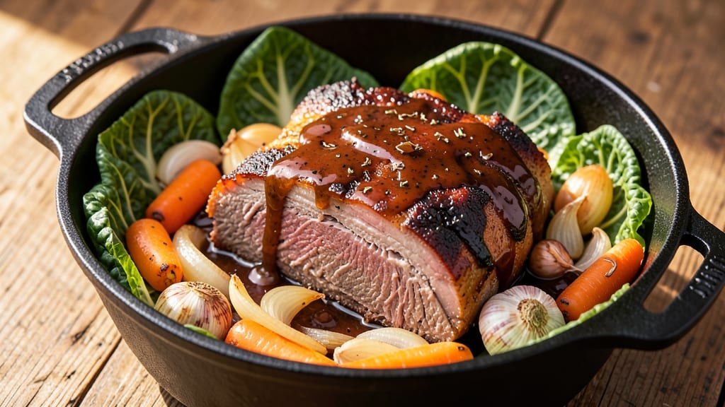 Corned Beef and Guinness Cabbage Recipe: Deep Beer-Braised Tender Meat and Caramelized Greens