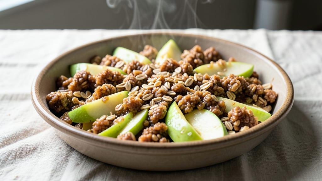 Duncan Hines Apple Crisp Recipe: Warm Spiced Topping Over Melting Fruit