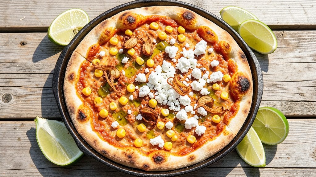 Elote Pizza Recipe: Mexican Street Corn Meets Cheesy Crust