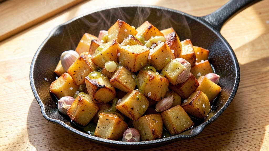 Garlic Potato Pops Recipe: Garlicky Butter Crunch Without the Deep Fryer