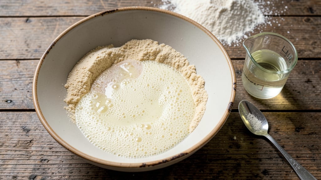 Georgian Bread Recipe: Crispy Cornmeal Crust With Tangy Vinegar Zing