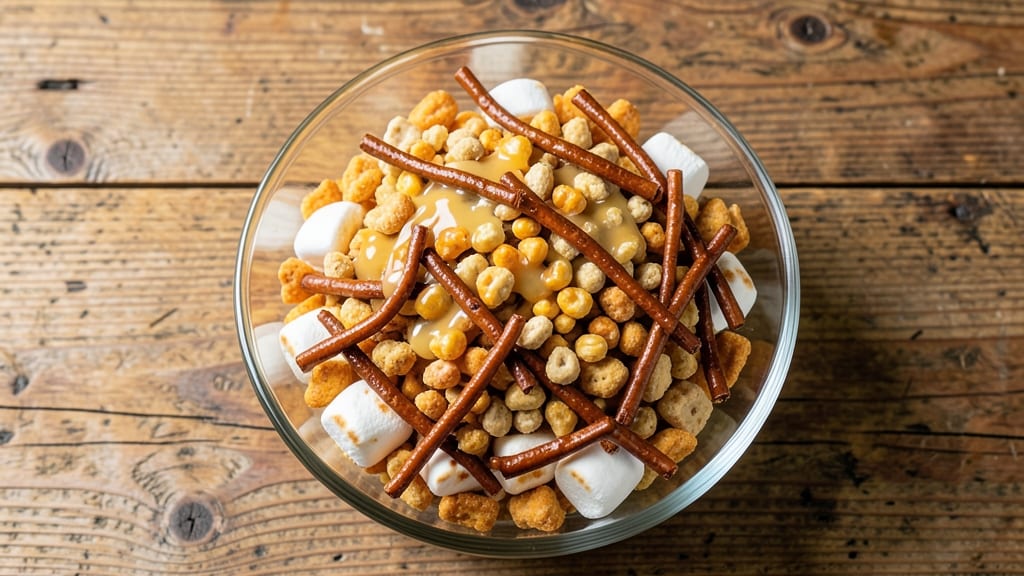 Grandma's Chex Mix Recipe: Crunchy, Salty, Sweet Snack Trio in One Bowl