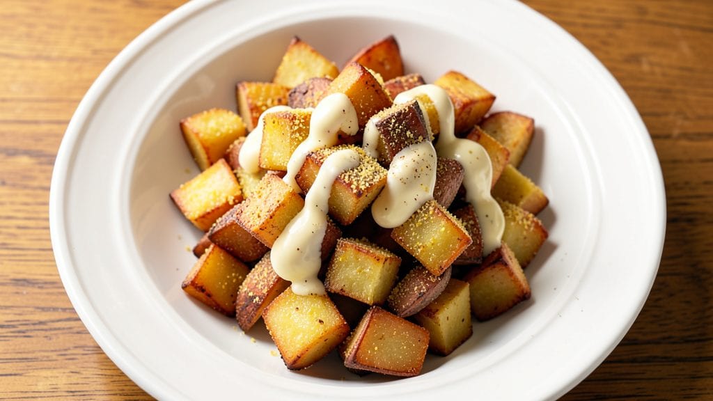 Hellmann's Potato Recipe: Crispy Cornmeal-Crusted Bites with Tangy Mayo Twist