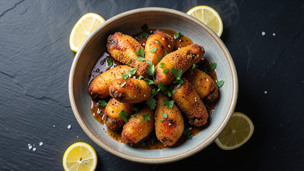 Hot Lemon Pepper Wings Recipe: Zesty Kick With Crispy Cornmeal Crunch