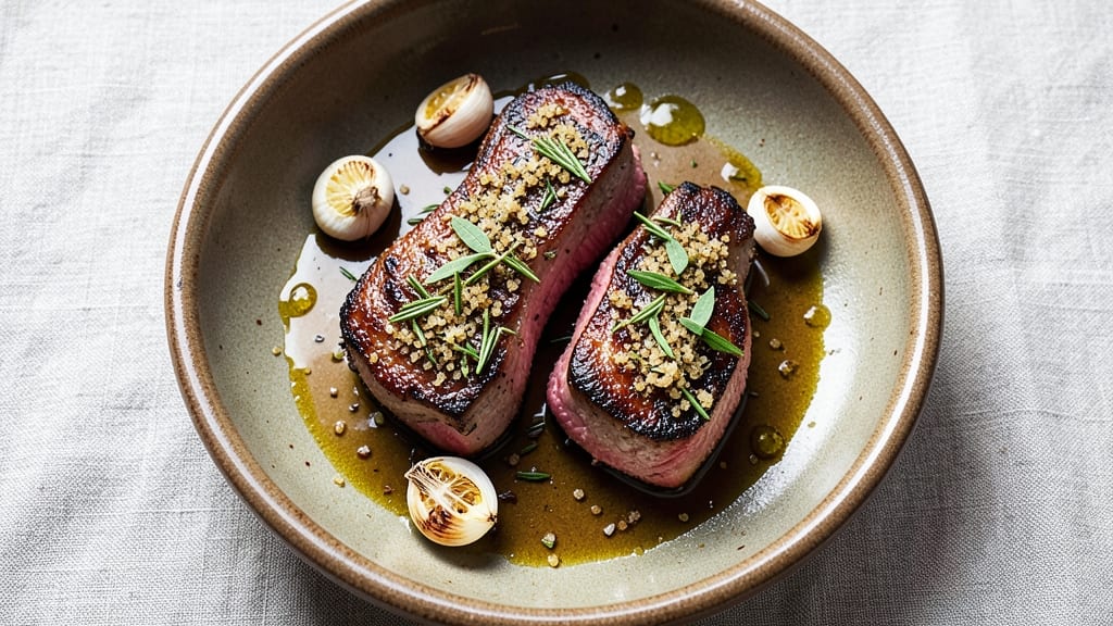 Jamie Oliver's Lamb Shoulder Chops Recipe: Herb-Crusted Crisp With Juicy Pink Centers