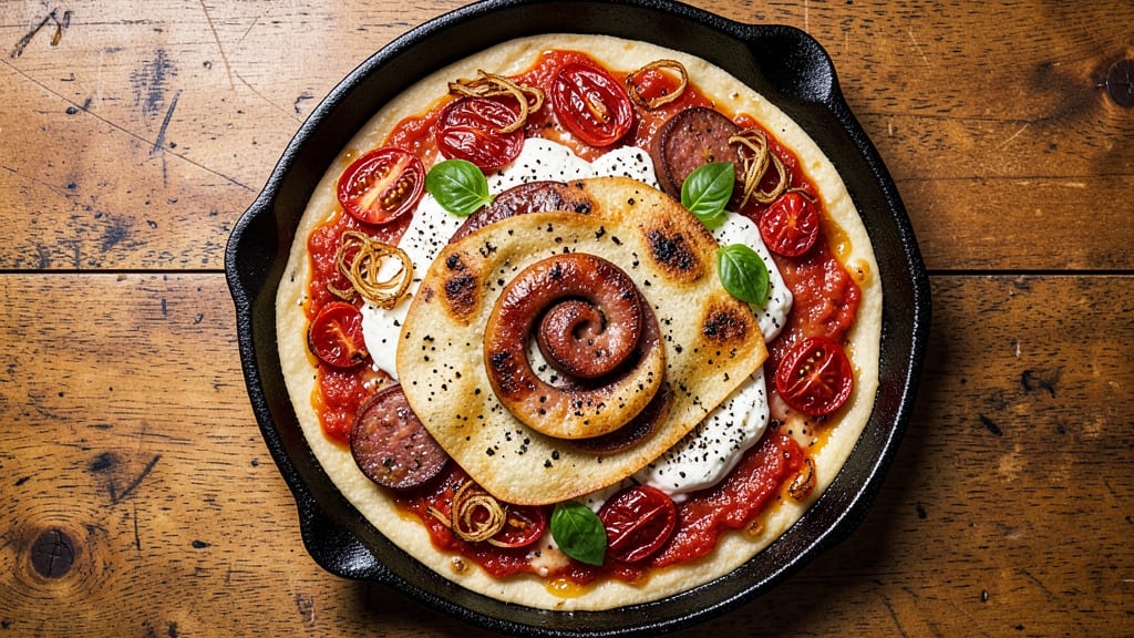 Linguica Pizza Recipe: Smoky Sausage and Cheese Crust Fusion