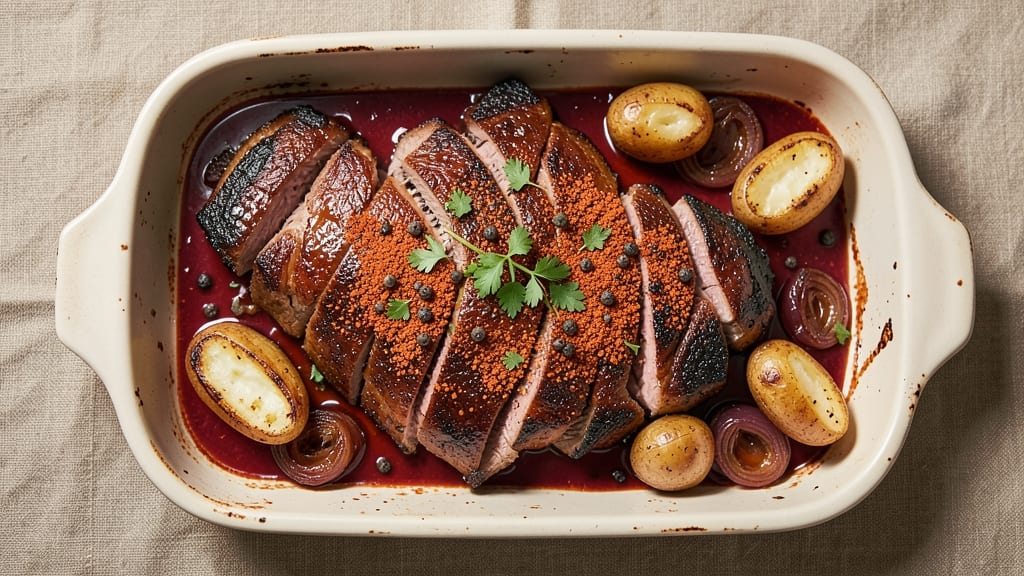 London Broil Bake Recipe: Smoky-Spiced Crust With Juicy Pink Centers