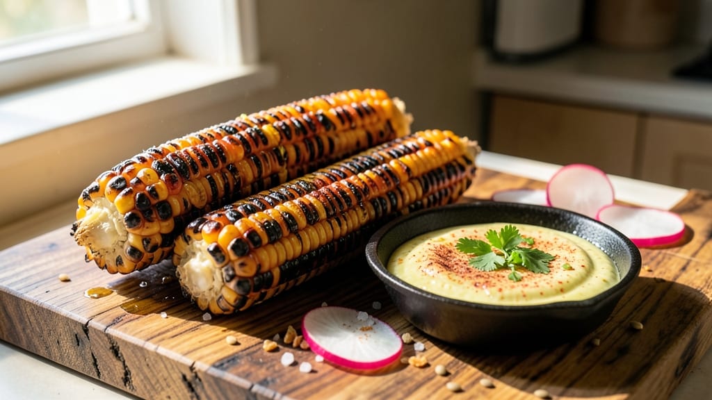 Mexican Street Corn Recipe No Mayo: Smoky Charred Crunch With Lime and Chili Heat