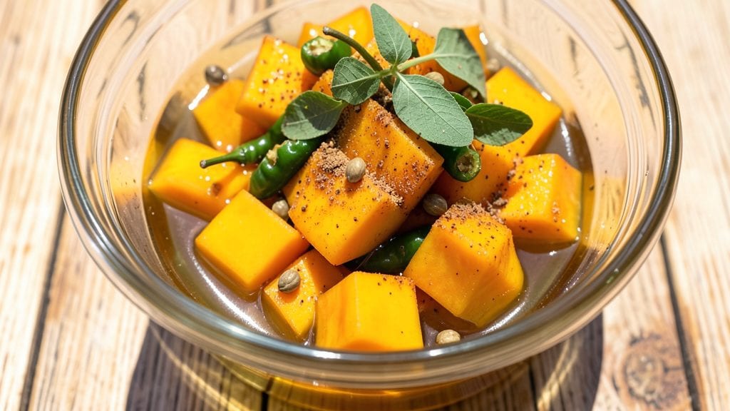 Oil-Free Mango Pickle Recipe: Spicy-Tangy Fermented Heat Without Oil