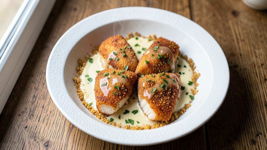 Oven Fried Cod Fish Recipe: Crispy Cornmeal Crust Without Deep Frying