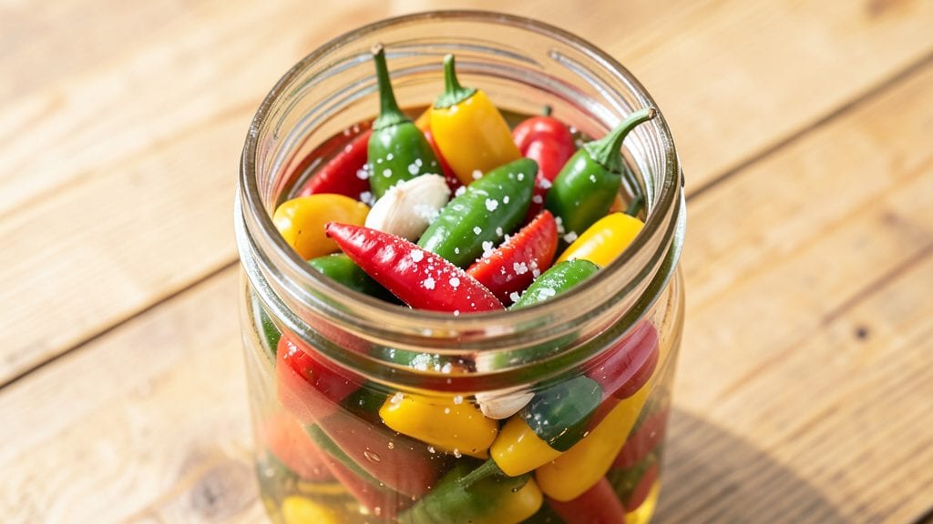 Pickled Mini Sweet Peppers Recipe: Vinegar-Kissed Crunch in 15 Minutes