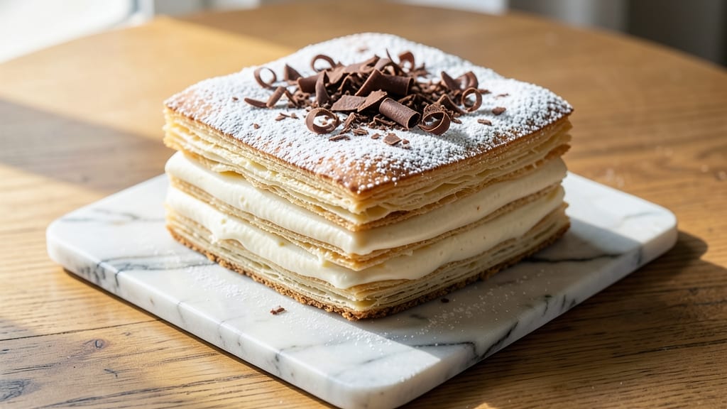 Russian Napoleon Cake Recipe: Layered Vanilla Buttercream Magic