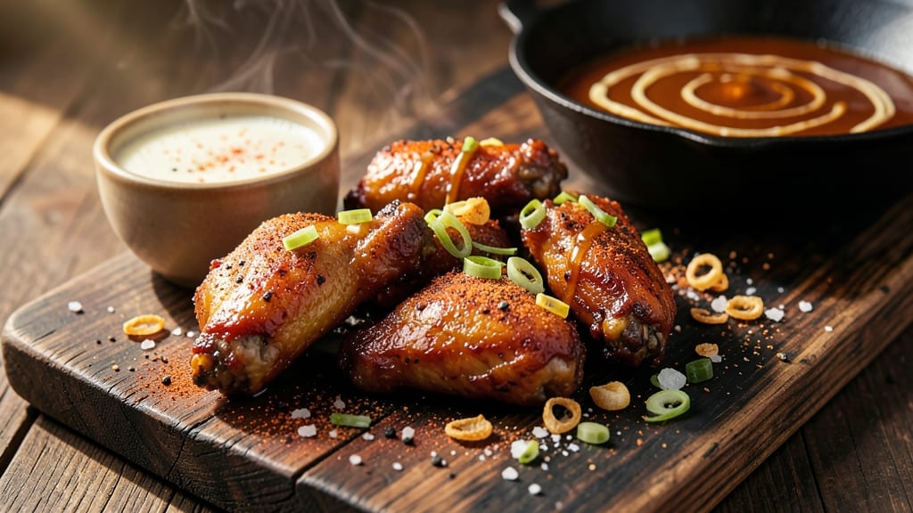 Soul Food Wings Recipe: Smoky-Spiced Crunch With Gooey Cheese Pull