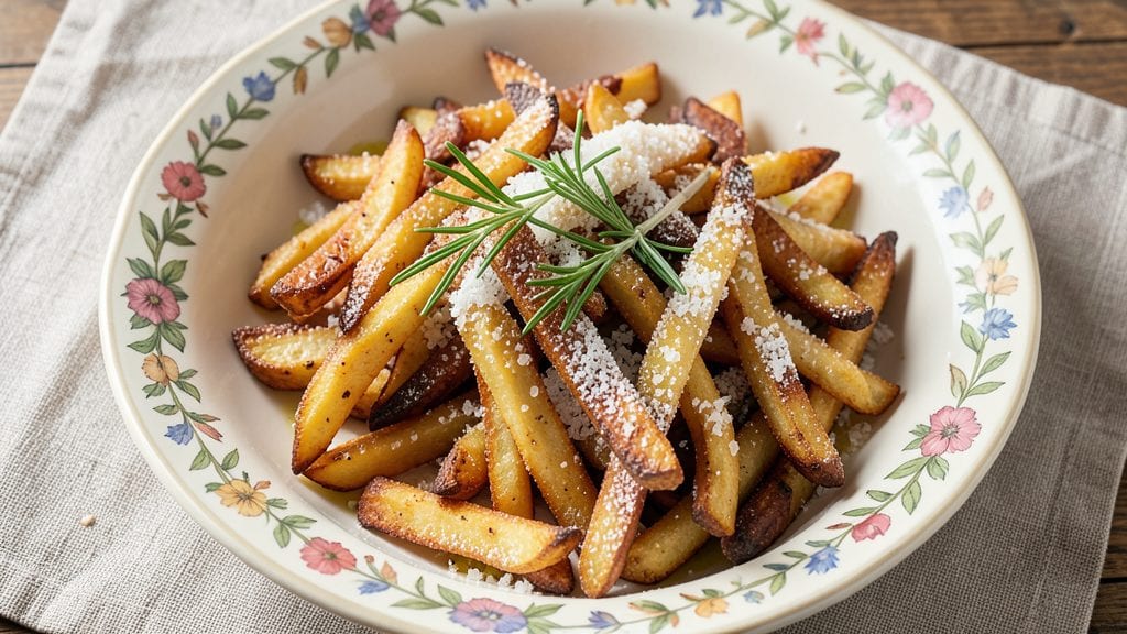 Unique Fries Recipe: Crispy Parmesan and Herb Twist