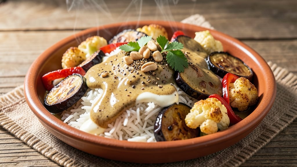 Veg Mansaf Recipe: Jordanian Rice Pilaf With Yogurt Sauce Magic