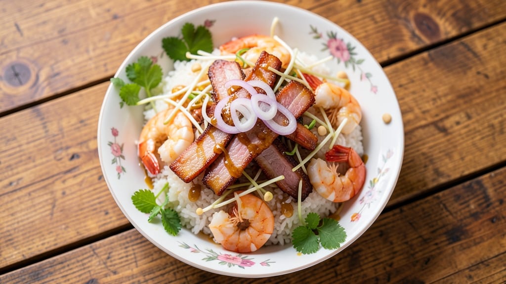 Xoi Khuc Recipe: Vietnamese Breakfast with Sticky Rice and Savory Toppings